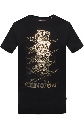 T-shirt with a tiger head motif, zdjęcie 1 T-shirt with a tiger head motif od Plein Sport